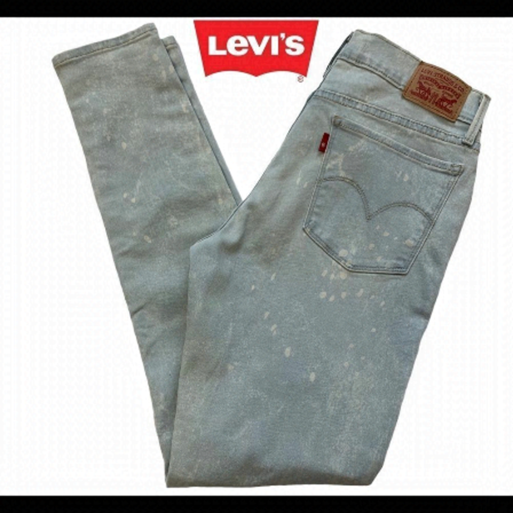 Levi’s 710 super skinny jeans splatter Print Sz 30